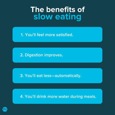 If you want to lose weight, try slow eating